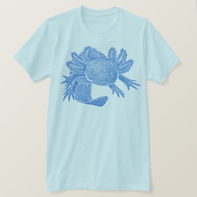 Axolotl T-Shirt - BLUE (Design framsida)