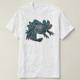 Axolotl T-Shirt - Kromatisk Aberration GLITCH