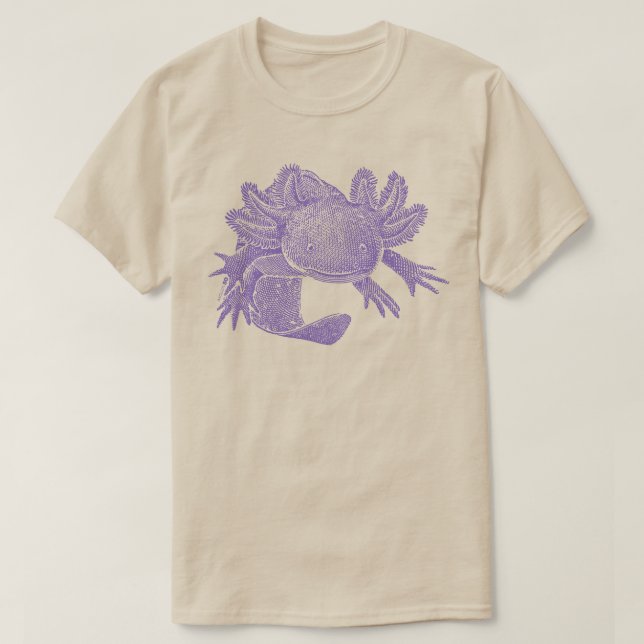 Axolotl T-Shirt - LILA (Design framsida)