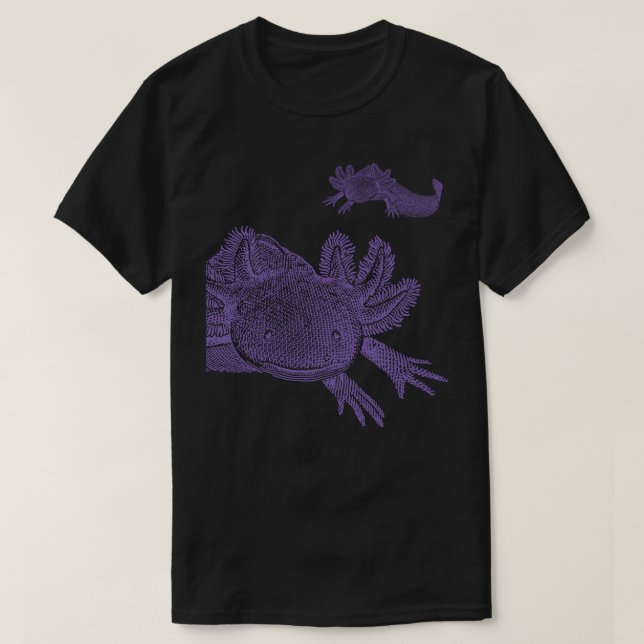 Axolotl T-Shirt - LILA (Design framsida)