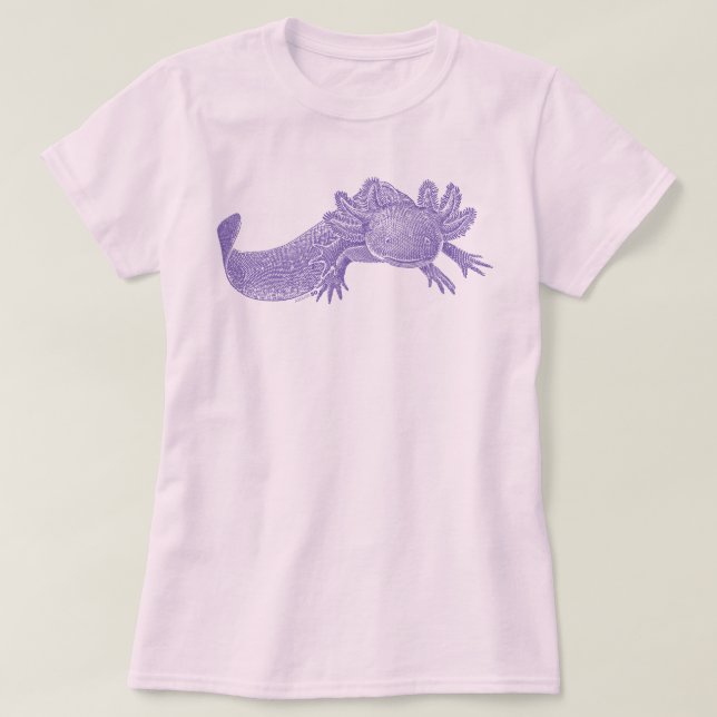 Axolotl T-Shirt - LILA (Design framsida)