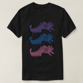 Axolotl T-Shirt - LILA, BLÅ och ROSA