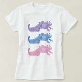 Axolotl T-Shirt - LILA, BLÅ och ROSA