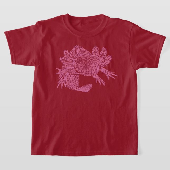 Axolotl T-Shirt - ROSA (Laydown)