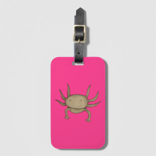 Axolotl tittar på dig bagagebricka
