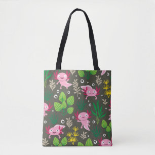 Axolotl Tote Bag Tygkasse
