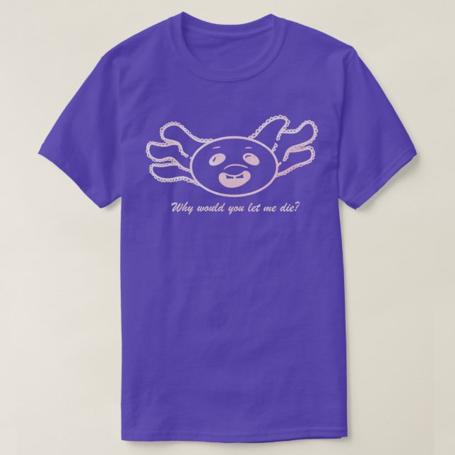 Axolotl-utsläckning T Shirt (Design framsida)