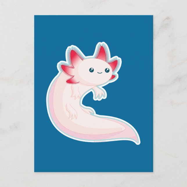 Axolotl Vykort (Framsida)