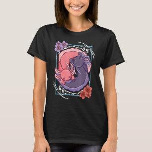 Axolotl Yin Yang Plush Pets Cherry Blommar 1 T Shirt