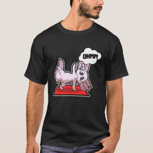 Axolotl Yoga Poses Sport Gymnastics Ohm Heartslag T Shirt