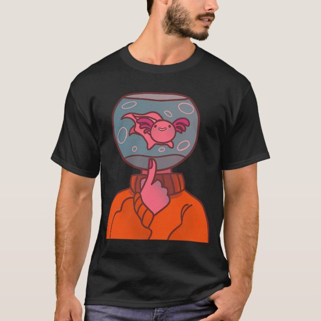 Axolotlaskål T Shirt (Framsida)