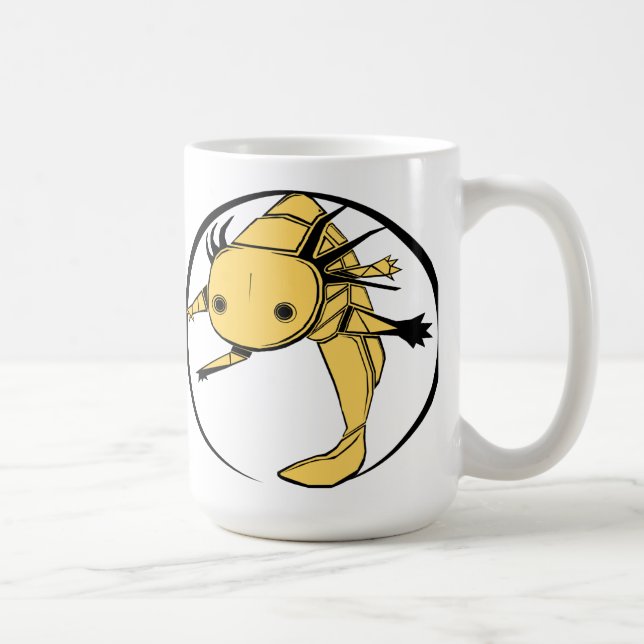 Axolotlen cirklar muggen (för guld) kaffemugg (Höger)