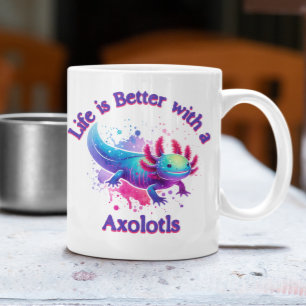 Axolotls Älskare, ägare till älskare-gåva till säl Kaffemugg