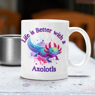 Axolotls Älskare, ägare till älskare-gåva till säl Kaffemugg