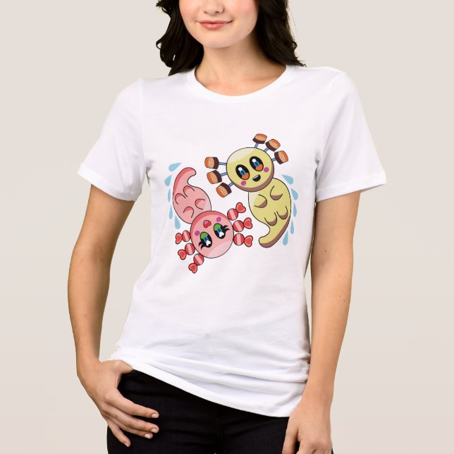 axolotls buddies t shirt (Framsida)