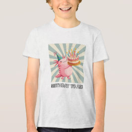 Axolotls födelsedag t shirt