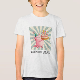 Axolotls födelsedag t shirt