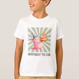 Axolotls födelsedag t shirt