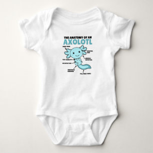 Axolotls förklarande anatomi hos en axolotl t shirt