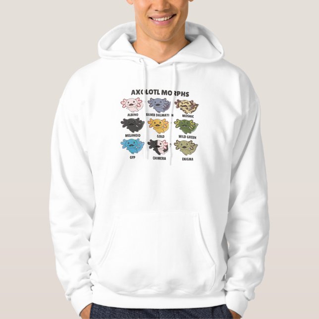 Axolotls från World Sweet Animals Axolotl Hoodie (Framsida)