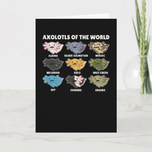 Axolotls från World Sweet Animals Axolotl Kort