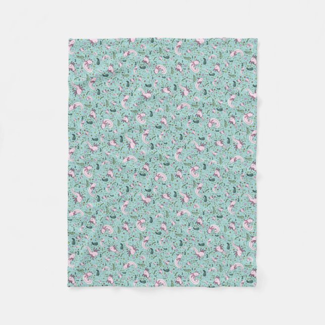 Axolotls in Blue Fleecefilt (Framsidan)