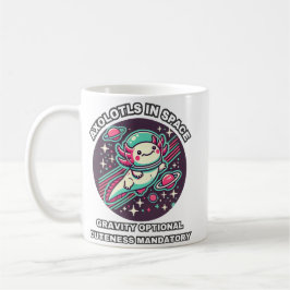 Axolotls in Space: Gravity tillval Cuteness Manda Kaffemugg