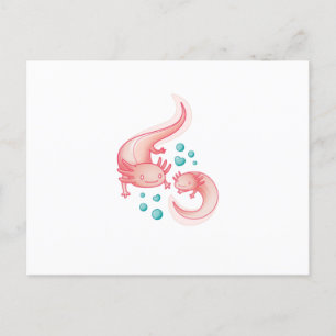 Axolotls Vykort