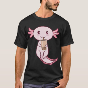 Axolotti Älskare Pet Animal Axolotl Bubble Tea Ka T Shirt
