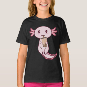 Axolotti Älskare Pet Animal Axolotl Bubble Tea Ka T Shirt