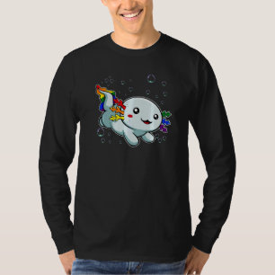 Axoltl Lgbt Q Cute Animal Rainbow Gay pride A T Shirt