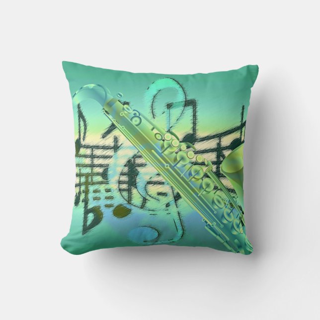 Axophone Pastel Abstrakt design Kudde (Framsida)