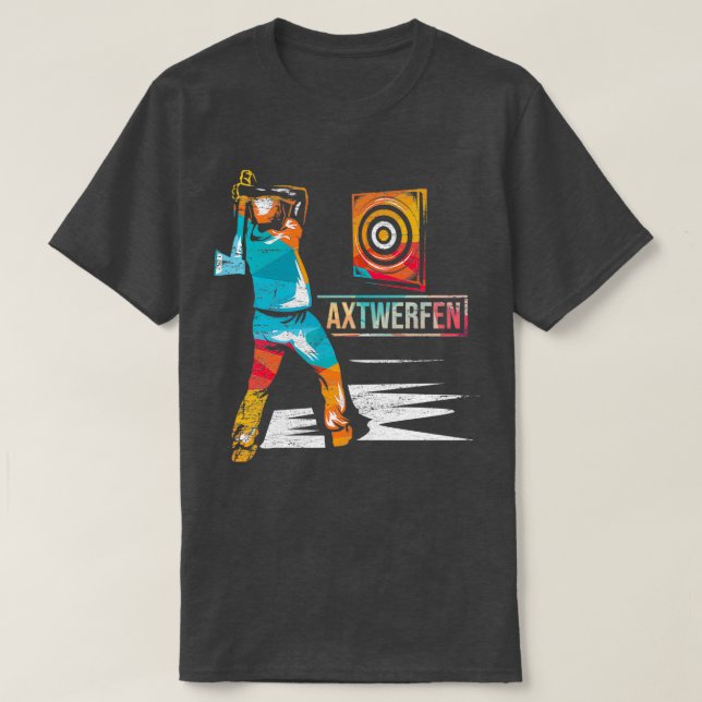 Axtwerfen T Shirt (Design framsida)