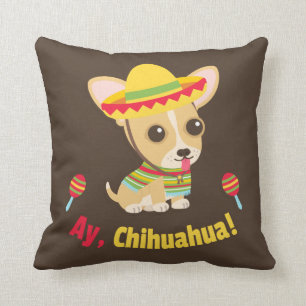 Ay Chihuahua Hund Mexikansk Rumsdekor Kastkudde Kudde
