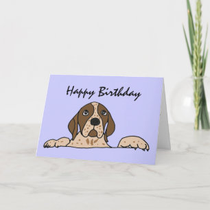 AY- Hunting Hund Birthday Card Kort