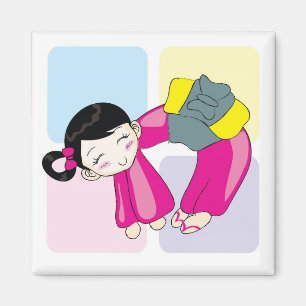 Aya-chan Nolla-Shape kvadrerar magneten Magnet