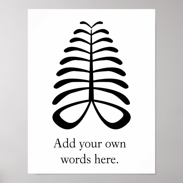 AYA | Symbol för uthållighet och oberoende Poster (Framsidan)