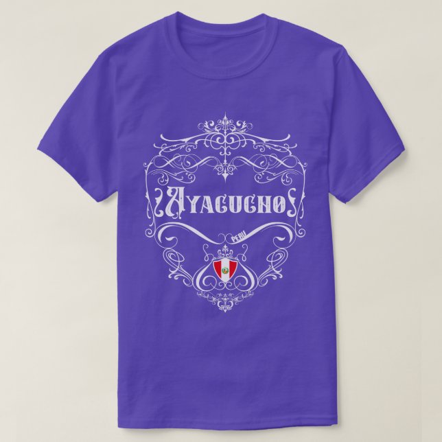 Ayacucho Vintage design 1 T Shirt (Design framsida)