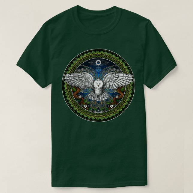 Ayahuasca Uggla T Shirt (Design framsida)