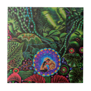 Ayahuasca vision kakelplatta