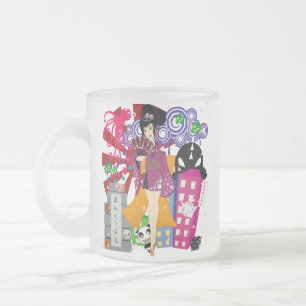 Ayaka i den Harajuku townen Frostad Glasmugg