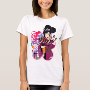 Ayaka i den Harajuku townen Tee Shirt