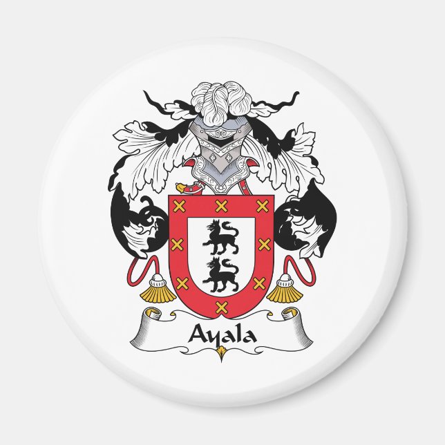 Ayala Family Crest Magnet (Framsidan)