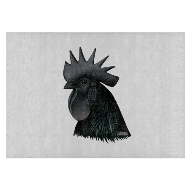 Ayam Cemani Tupp Head (Framsidan)