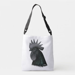 Ayam Cemani Tupp Head Axelväska