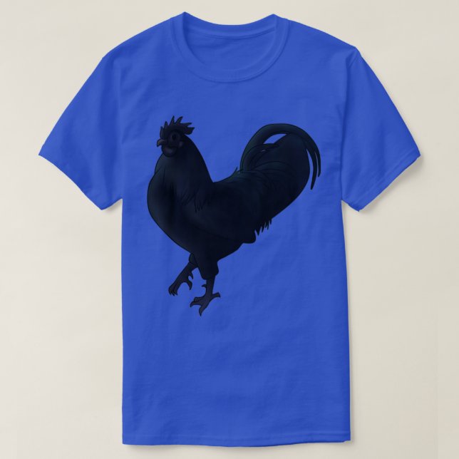 Ayam Cemani Tupp T Shirt (Design framsida)