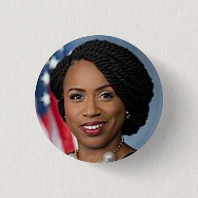 Ayanna Pressley Button Knapp (Framsida)