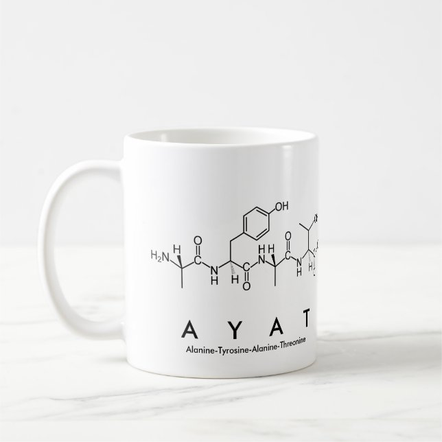 Ayat peptide namn mugg (Vänster)