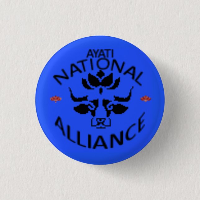 Ayati National Alliance Party Logotyp Knapp (Framsida)