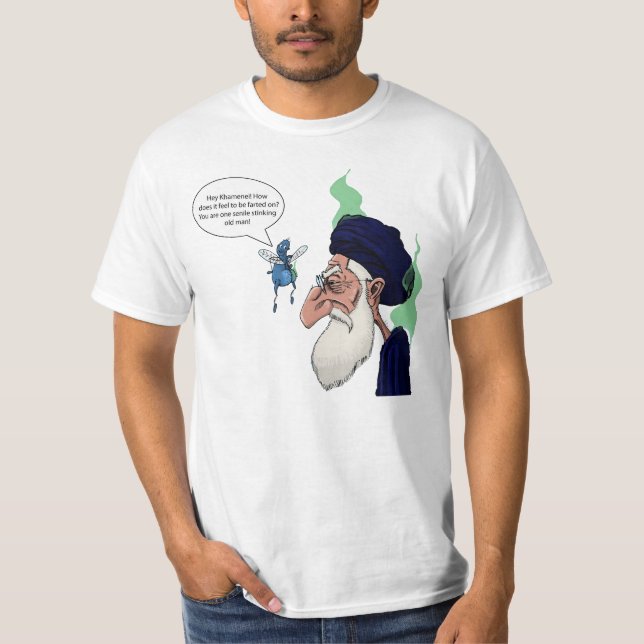 Ayatollah Khamenei roligt T Shirt (Framsida)